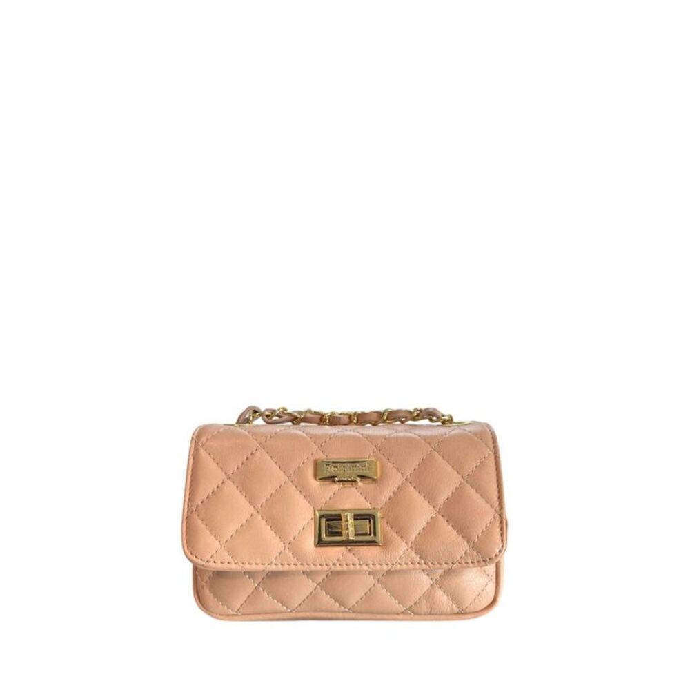 Baldinini Trend Pink Leather Women Crossbody Women's Bag